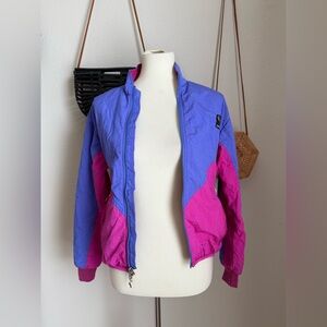 Vintage Bellwether Pink Purple Colorblock Jacket, Size Small